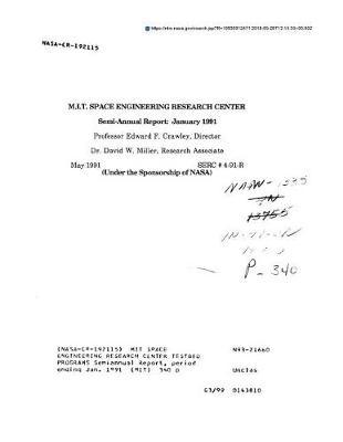 Mit Space Engineering Research Center Testbed Programs