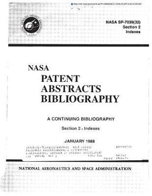 NASA Patent Abstracts Bibliography: A Continuing Bibliography. Section 2: Indexes (Supplement 32)