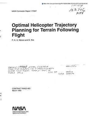 Optimal Helicopter Trajectory Planning for Terrain Following Flight