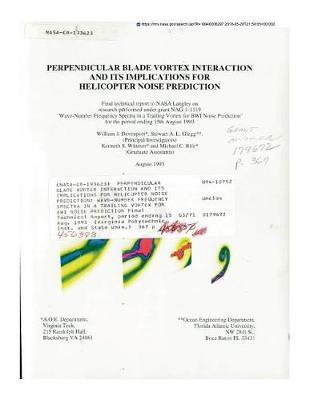 Perpendicular Blade Vortex Interaction and Its Implications for Helicopter Noise Prediction: Wave-Number Frequency Spectra in a Trailing Vortex for Bwi Noise Prediction