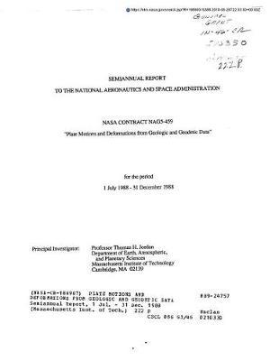 Plate Motions and Deformations from Geologic and Geodetic Data
