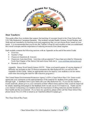 Idle-Reduction Teacher's Guide