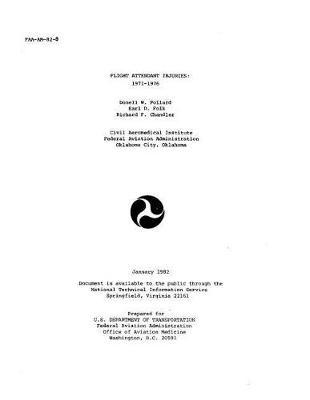 Flight Attendant Injuries: 1971-1976