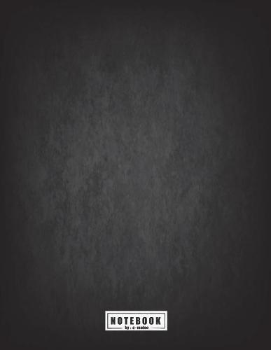 Notebook: Black cover and Dot Graph Line Sketch pages, Extra large (8.5 x 11) inches, 110 pages, White paper, Sketch, Draw and Paint