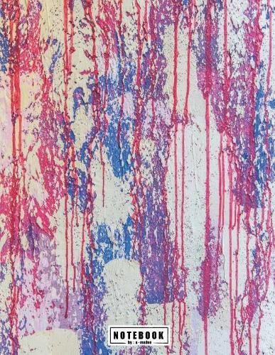 Notebook: Art wallcover and Dot Graph Line Sketch pages, Extra large (8.5 x 11) inches, 110 pages, White paper, Sketch, Draw and Paint