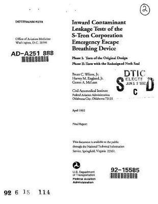 Inward Contaminant Leakage Tests of the S-Tron Corporation Emergency Escape Breathing Device Microform