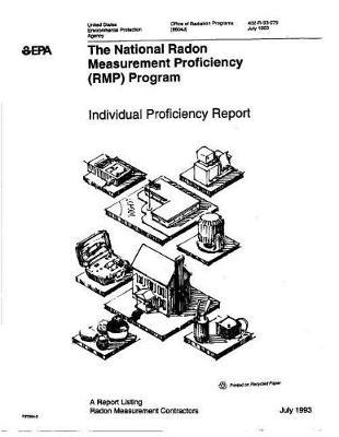 National Radon Measurement Proficiency (Rmp) Program Individual Proficiency Report