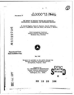 The Effects of Physical Fatigue and Altitude on Physiological, Biochemical, and Performance Response