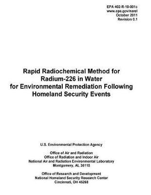 Rapid Radiochemical Method for Radium-226 in Water for Environmental Remediation Following Homeland Security Events