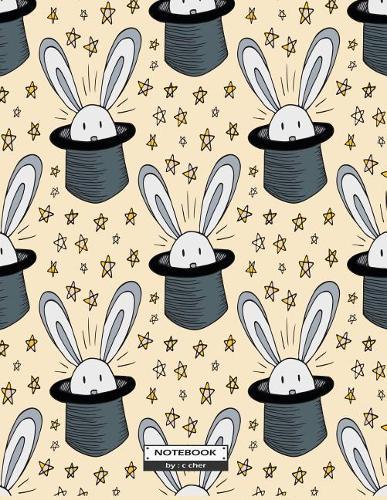 Notebook: Magic hat on yellow cover and Dot Graph Line Sketch pages, Extra large (8.5 x 11) inches, 110 pages, White paper, Sketch, Draw and Paint