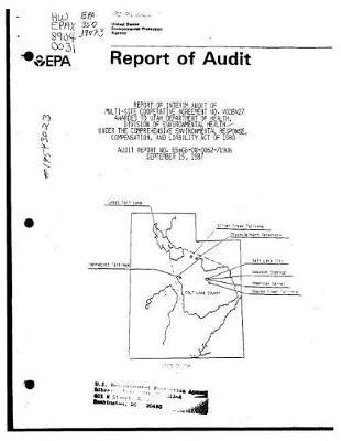Report of Interim Audit of Multi-Site Cooperative Agreement No. V008429 Awarded to Utah Department of Health