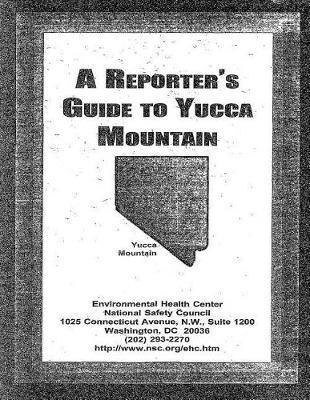 Reporter's Guide to Yucca Mountain