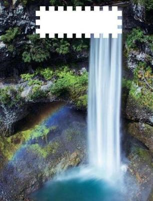 Waterfall Composition Notebook: Back To School Supplies; Wide Ruled Primary Book