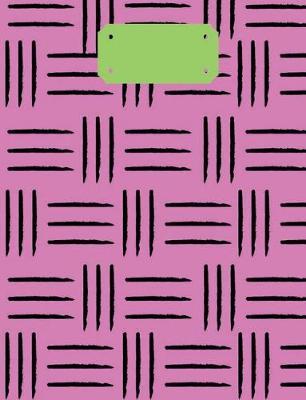 Pink & Green Tribal Composition Notebook: Back To School Supplies; Wide Ruled Primary Book