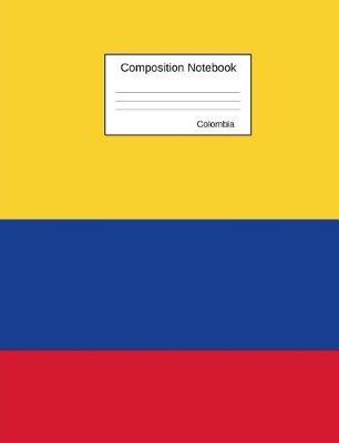 Colombia Composition Notebook: Graph Paper Book to write in for school, take notes, for kids, students, geography teachers, homeschool, Colombian Flag Cover