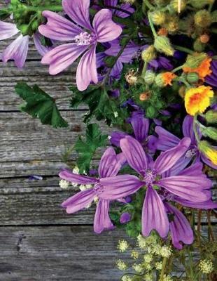 Wildflowers Notebook Large Size 8.5 x 11 Ruled 150 Pages Softcover