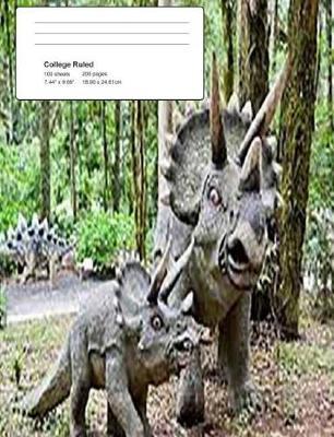Dinosaur Composition Book: Triceratops with Baby Dinosaur (Perfect for Dinosaur Lovers) - Use for Elementary Homeschooling, Teachers and School Office