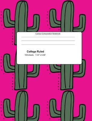 Cactus Composition Notebook