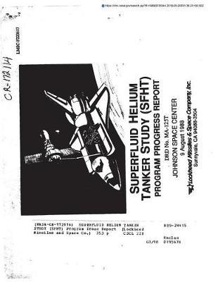 Superfluid Helium Tanker Study (Sfht)