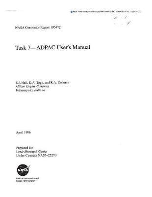 Task 7: Adpac User's Manual