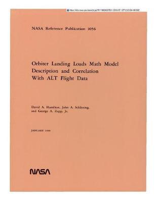 Orbiter Landing Loads Math Model Description and Correlation with Alt Flight Data