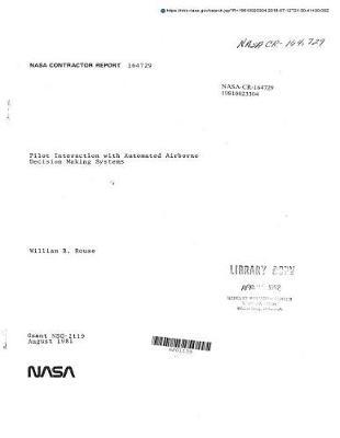 Pilot Interaction with Automated Airborne Decision Making Systems