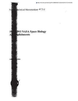 The 1992-1993 NASA Space Biology Accomplishments