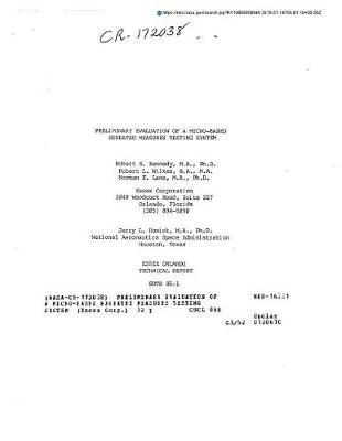 Preliminary Evaluation of a Micro-Based Repeated Measures Testing System