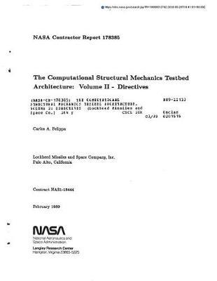 The Computational Structural Mechanics Testbed Architecture. Volume 2: Directives