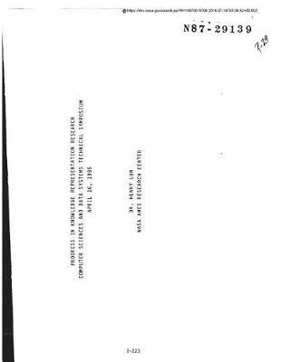 Progress in Knowledge Representation Research