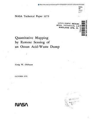 Quantitative Mapping by Remote Sensing of an Ocean Acid-Waste Dump