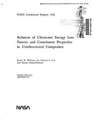 Relation of Ultrasonic Energy Loss Factors and Constituent Properties in Unidirectional Composites. [graphite-Epxoy Composite Materials]