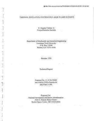 Thermal Insulation System for Large Flame Buckets