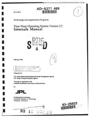 Time Warp Operating System Version 2.7 Internals Manual