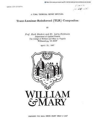 Trans-Laminar-Reinforced (Tlr) Composites