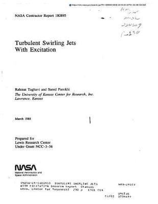 Turbulent Swirling Jets with Excitation