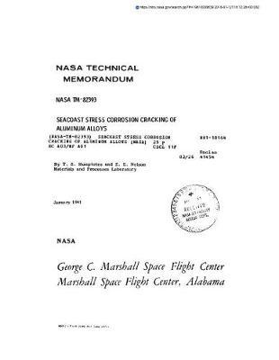 Seacoast Stress Corrosion Cracking of Aluminum Alloys