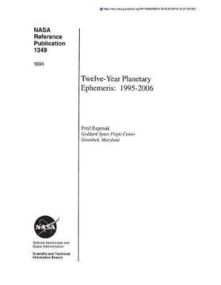 Twelve-Year Planetary Ephemeris: 1995-2006