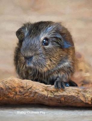 Baby Guinea Pig: 7.44 X 9.69 Cute Pup Baby Guinea Pig Baby Animals Journal Wide Ruled Paper Notebook Unique Appreciation, Birthday, Christmas, Back to School Composition Notebook Gift for Students, Friends, Teachers or Artists