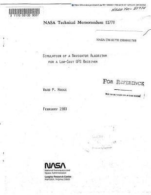 Simulation of a Navigator Algorithm for a Low-Cost GPS Receiver