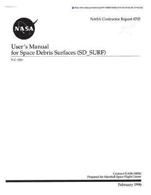 User's Manual for Space Debris Surfaces (Sd_surf)