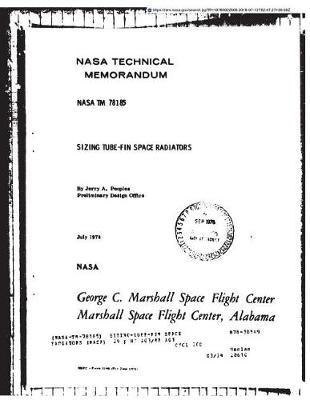 Sizing-Tube-Fin Space Radiators