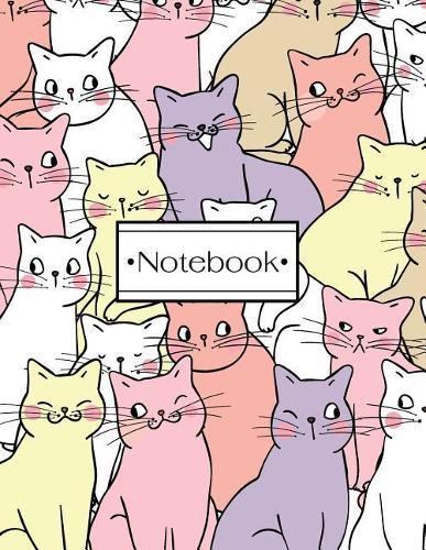Notebook: Cats cover and Dot Graph Line Sketch pages, Extra large (8.5 x 11) inches, 110 pages, White paper, Sketch, Draw and Paint