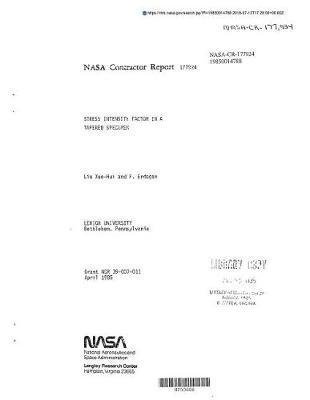 Stress Intensity Factor in a Tapered Specimen
