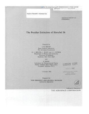 The Peculiar Extinction of Herschel 36