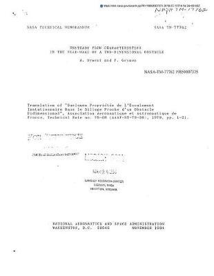 Unsteady Flow Characteristics in the Near-Wake of a Two-Dimensional Obstacle