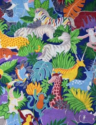 The Jungle Notebook: Tiger, Zebra, Lion, Primary Composition Notebook/Journal For Pre-K - Grade 1: Cute Primary Learn To Write and Draw Journal