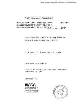 Three Dimensional Steady and Unsteady Asymmetric Flow Past Wings of Arbitrary Planforms