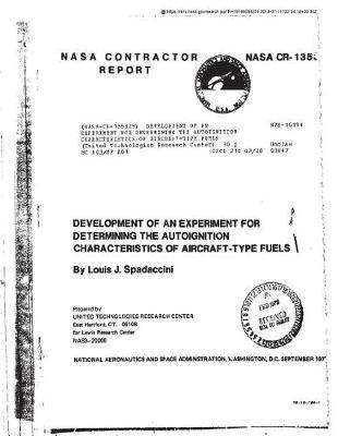 Development of an Experiment for Determining the Autoignition Characteristics of Aircraft-Type Fuels