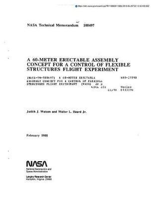 A 60-Meter Erectable Assembly Concept for a Control of Flexible Structures Flight Experiment